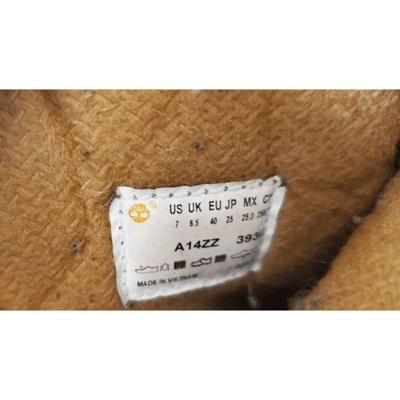 Timberland Men's A14ZZ Green Waterproof Lace Up Ankle Boots Size 7 - Picture 4 of 8